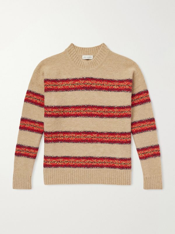 Master Striped Alpaca-Blend Sweater Master Striped Alpaca-Blend Sweater