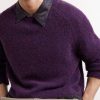 Brushed Alpaca-Blend Sweater - CU Brushed Alpaca-Blend Sweater - CU