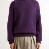 Brushed Alpaca-Blend Sweater - FR Brushed Alpaca-Blend Sweater - FR