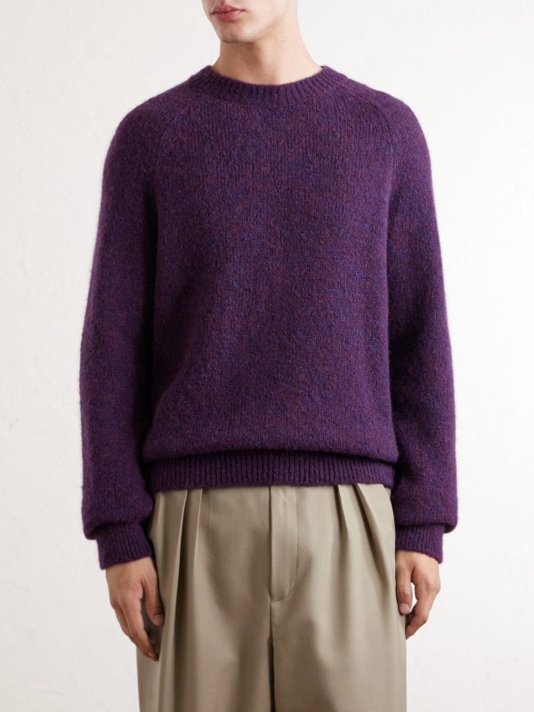 Brushed Alpaca-Blend Sweater - FR Brushed Alpaca-Blend Sweater - FR