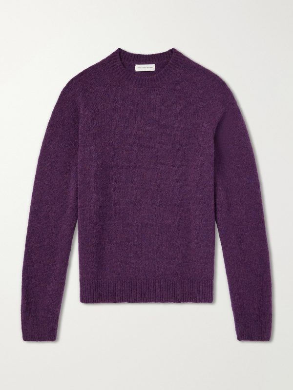 Brushed Alpaca-Blend Sweater Brushed Alpaca-Blend Sweater