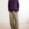 Brushed Alpaca-Blend Sweater - OU Brushed Alpaca-Blend Sweater - OU