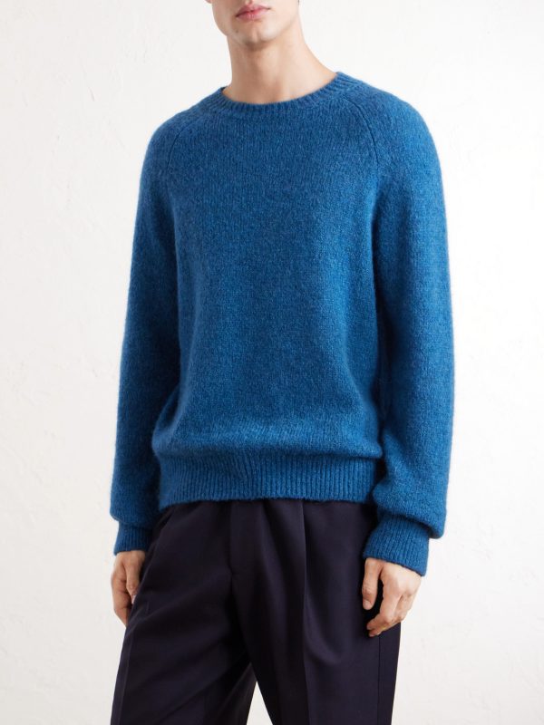 Brushed Alpaca-Blend Sweater - FR Brushed Alpaca-Blend Sweater - FR
