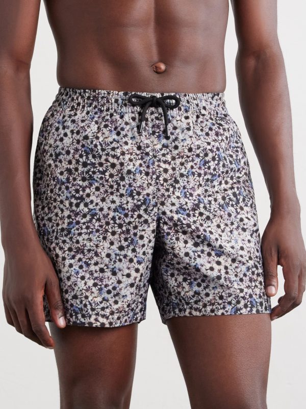 Phibbs Straight-Leg Mid-Length Printed Swim Shorts - OU