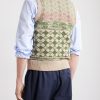 Mahoba Wool-Jacquard Sweater Vest - BK Mahoba Wool-Jacquard Sweater Vest - BK