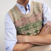 Mahoba Wool-Jacquard Sweater Vest - CU Mahoba Wool-Jacquard Sweater Vest - CU