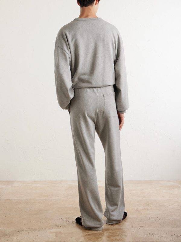 Hamer Straight-Leg Cotton-Jersey Sweatpants - BK Hamer Straight-Leg Cotton-Jersey Sweatpants - BK