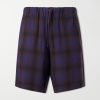 Wide-Leg Checked Twill Shorts Wide-Leg Checked Twill Shorts