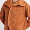 Marino Shawl-Collar Ribbed Wool Cardigan - CU