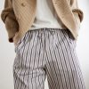 Piperi Straight-Leg Striped Cotton Shorts - CU