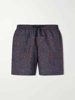 Phibbs Straight-Leg Mid-Length Printed Swim Shorts