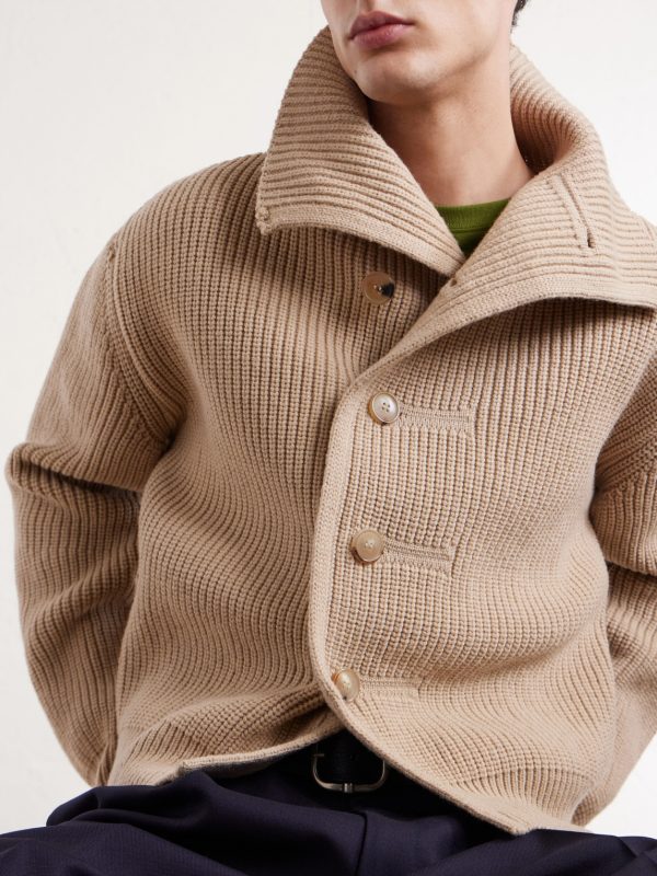 Ribbed Wool Cardigan - CU