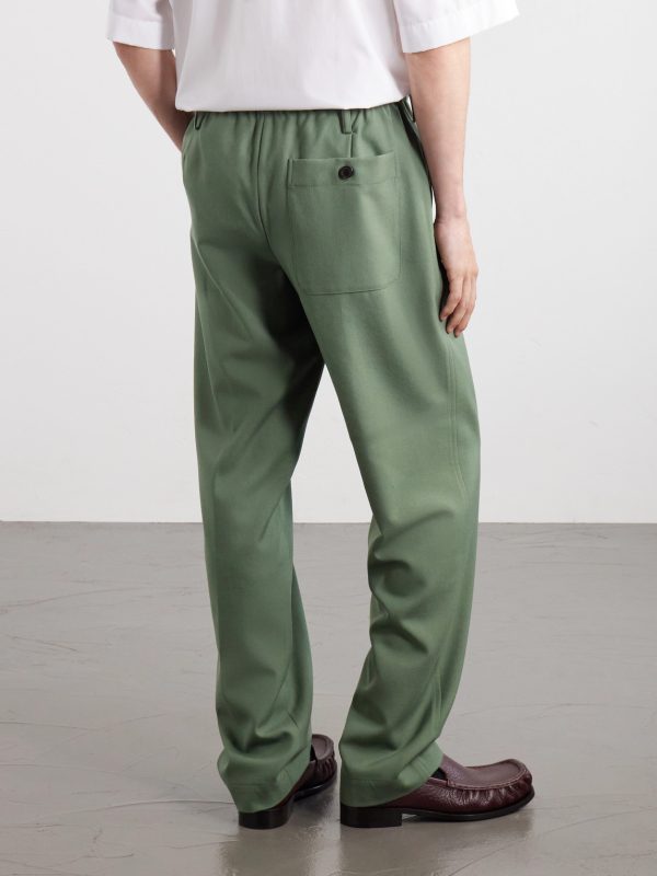 Penny Straight-Leg Wool Trousers - BK