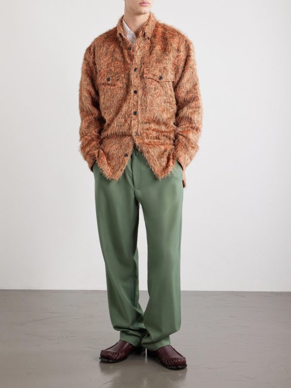 Penny Straight-Leg Wool Trousers - OU