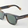 Caleb-02 Square-Frame Acetate Sunglasses - CU Caleb-02 Square-Frame Acetate Sunglasses - CU