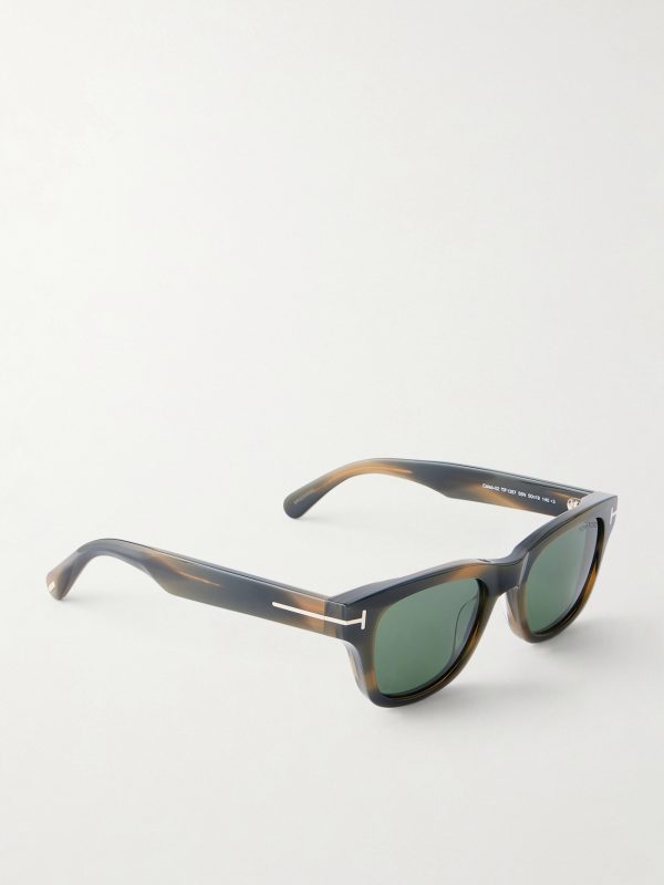 Caleb-02 Square-Frame Acetate Sunglasses - FR Caleb-02 Square-Frame Acetate Sunglasses - FR