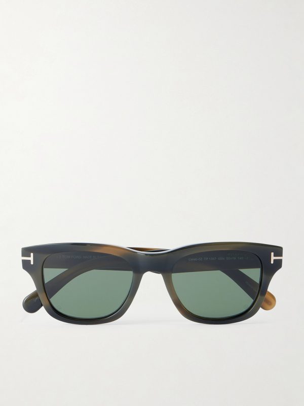 Caleb-02 Square-Frame Acetate Sunglasses Caleb-02 Square-Frame Acetate Sunglasses