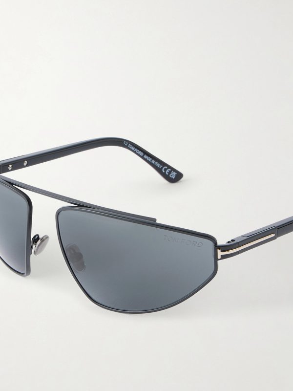 Parker-02 Aviator-Frame Metal Sunglasses - CU