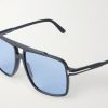 Kemp Aviator-Style Acetate Sunglasses - CU Kemp Aviator-Style Acetate Sunglasses - CU