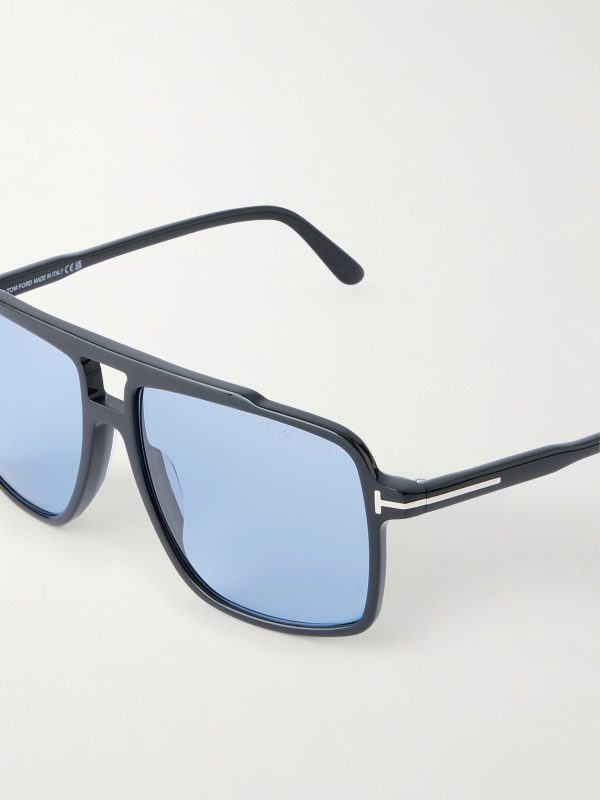 Kemp Aviator-Style Acetate Sunglasses - CU Kemp Aviator-Style Acetate Sunglasses - CU