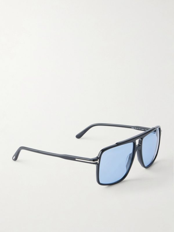 Kemp Aviator-Style Acetate Sunglasses - FR Kemp Aviator-Style Acetate Sunglasses - FR