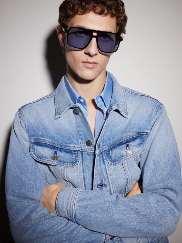 Kemp Aviator-Style Acetate Sunglasses - OU Kemp Aviator-Style Acetate Sunglasses - OU