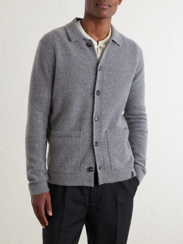 Zanone Wool-Blend Cardigan - FR Zanone Wool-Blend Cardigan - FR