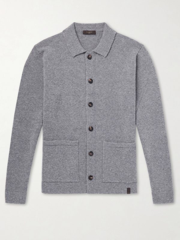 Zanone Wool-Blend Cardigan Zanone Wool-Blend Cardigan