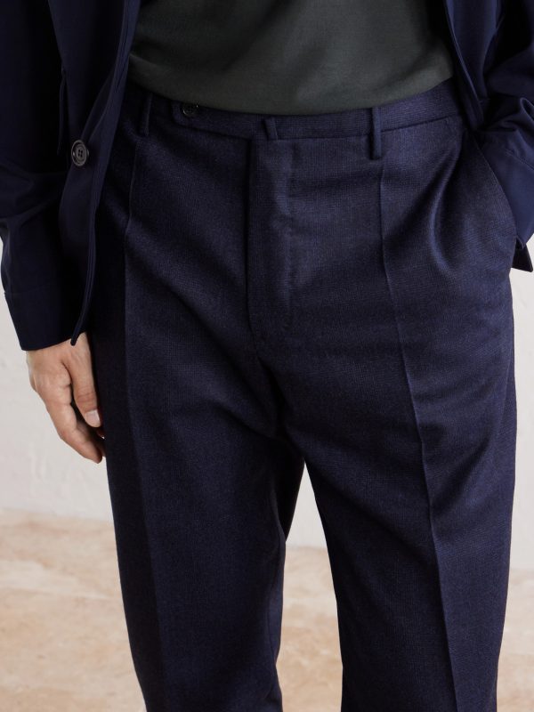 Straight-Leg Wool and Cashmere-Blend Trousers - CU Straight-Leg Wool and Cashmere-Blend Trousers - CU
