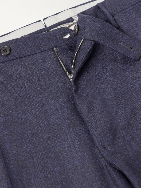 Straight-Leg Wool and Cashmere-Blend Trousers - E1 Straight-Leg Wool and Cashmere-Blend Trousers - E1