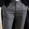 Straight-leg Wool-Canvas Trousers - CU Straight-leg Wool-Canvas Trousers - CU