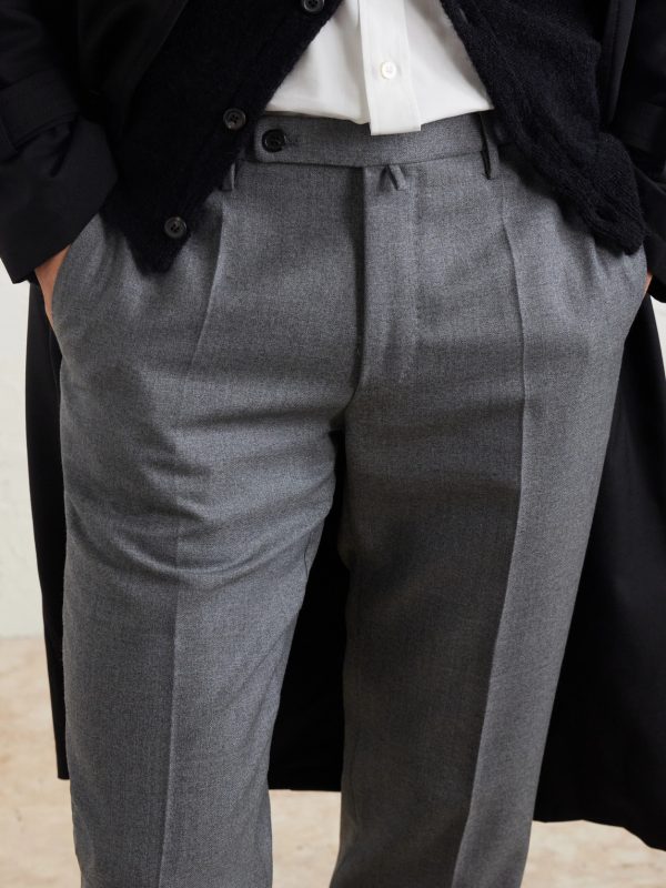 Straight-leg Wool-Canvas Trousers - CU Straight-leg Wool-Canvas Trousers - CU