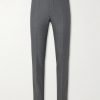 Straight-leg Wool-Canvas Trousers Straight-leg Wool-Canvas Trousers