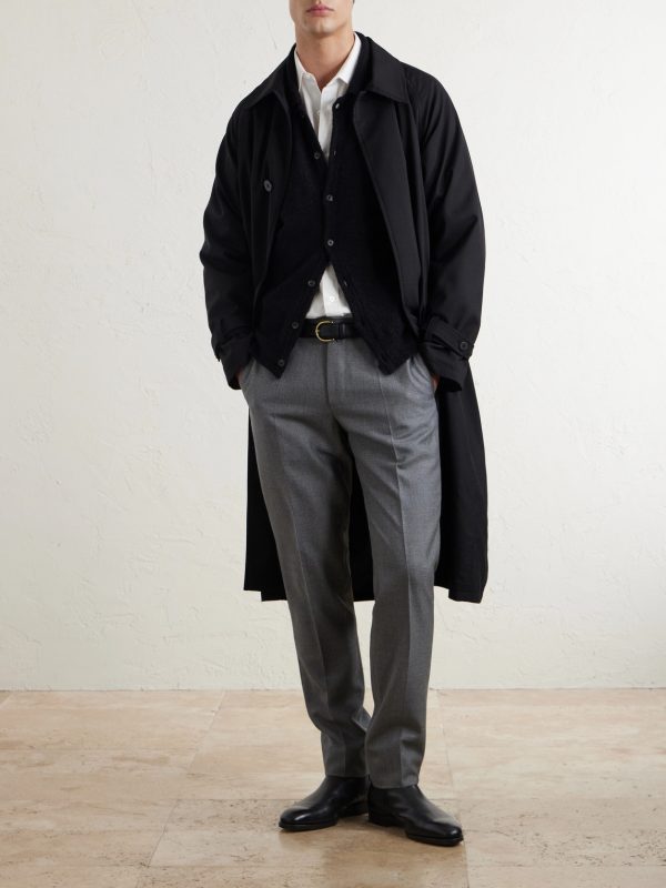 Straight-leg Wool-Canvas Trousers - OU Straight-leg Wool-Canvas Trousers - OU