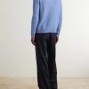 Slim-Fit Ribbed Wool Sweater - BK