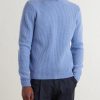 Slim-Fit Ribbed Wool Sweater - FR
