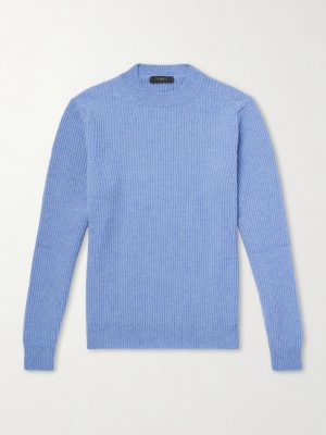 Slim-Fit Ribbed Wool Sweater Slim-Fit Ribbed Wool Sweater