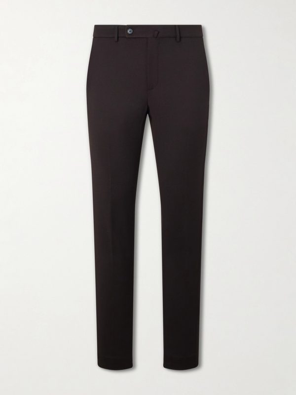 Straight-Leg Pleated Woven Suit Trousers Straight-Leg Pleated Woven Suit Trousers