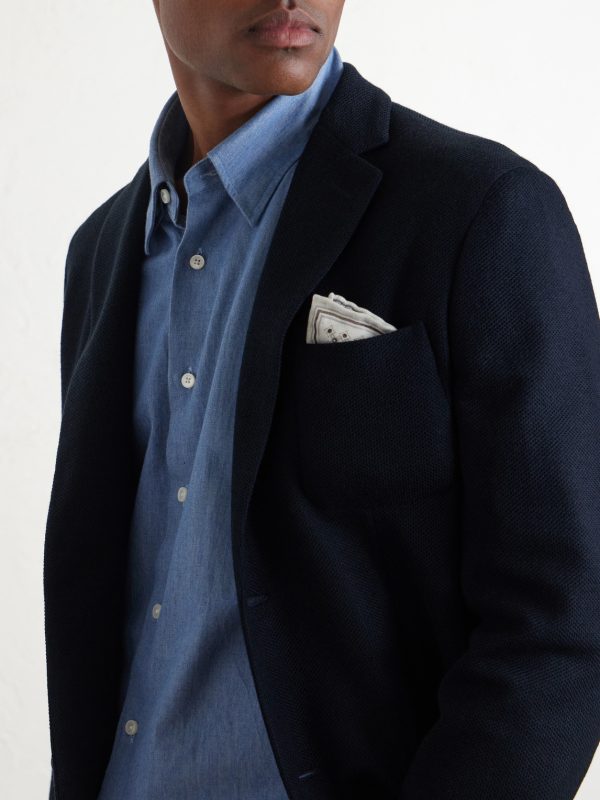 Wool-Blend Jersey Blazer - CU