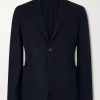 Wool-Blend Jersey Blazer
