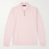 Zanone Cashmere-Blend Polo Sweater Zanone Cashmere-Blend Polo Sweater