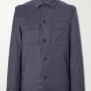 Stretch-Wool Flannel Overshirt Stretch-Wool Flannel Overshirt