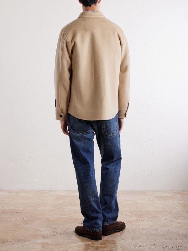Felted Wool-Blend Blouson Jacket - BK