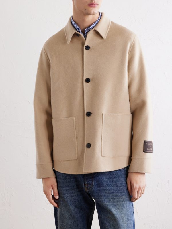 Felted Wool-Blend Blouson Jacket - FR