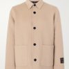Felted Wool-Blend Blouson Jacket