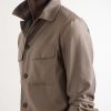 Wool and Silk-Blend Overshirt - CU