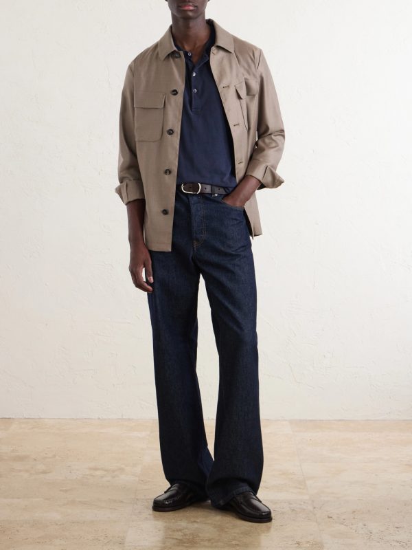Wool and Silk-Blend Overshirt - OU