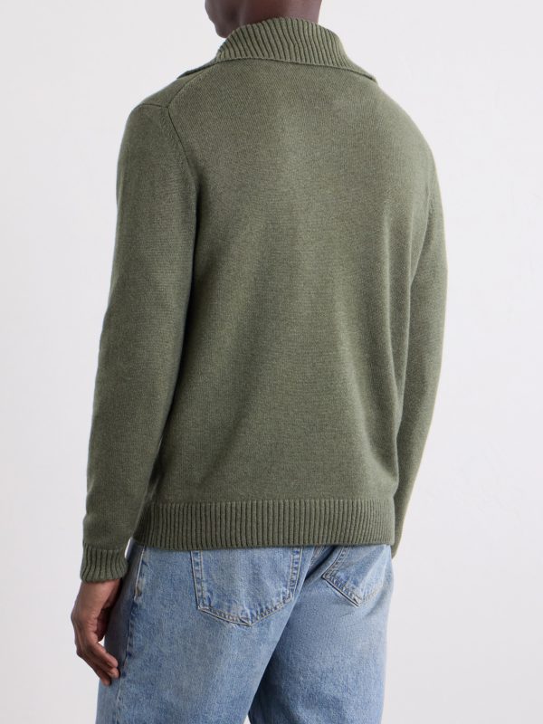 Zanone Cashmere Half-Zip Sweater - BK