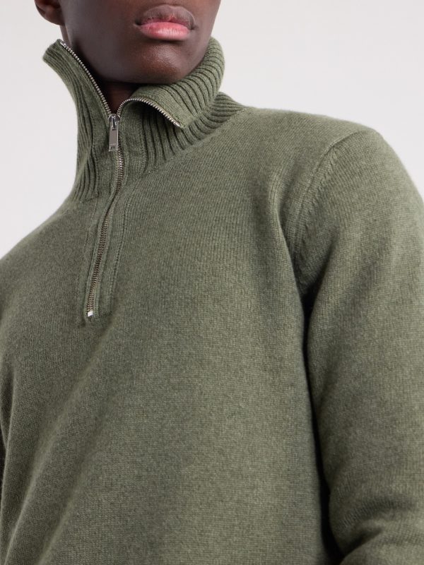 Zanone Cashmere Half-Zip Sweater - CU