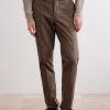 Straight-Leg Stretch-Cotton Gabardine Trousers - FR Straight-Leg Stretch-Cotton Gabardine Trousers - FR